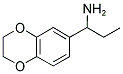 1-(2,3-二氢苯并[B][1,4]二噁英-6-基)丙烷-1-胺 结构式