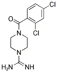 4-(2,4-DICHLORO-BENZOYL)-PIPERAZINE-1-CARBOXAMIDINE 结构式