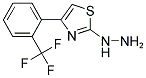 [4-(2-TRIFLUOROMETHYL-PHENYL)-THIAZOL-2-YL]-HYDRAZINE 结构式
