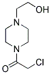 2-CHLORO-1-[4-(2-HYDROXY-ETHYL)-PIPERAZIN-1-YL]-ETHANONE 结构式