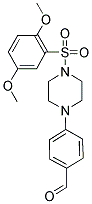 4-(4-[(2,5-DIMETHOXYPHENYL)SULFONYL]PIPERAZIN-1-YL)BENZALDEHYDE 结构式
