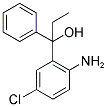 1-(2-氨基-5-氯苯基)-1-苯基丙-1-醇 结构式