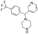 1-(3-PYRIDINYL[4-(TRIFLUOROMETHYL)PHENYL]METHYL)PIPERAZINE 结构式