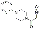 4-(2-PYRIMIDINO)-PIPERAZINO-1-ISOCYANO-ACETAMIDE 结构式