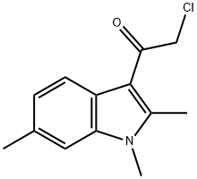 2-氯-1-(1,2,6-三甲基-1H-吲哚-3-基)乙烷-1-酮 结构式