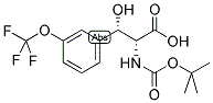 BOC-D-THREO-3-(3-TRIFLUOROMETHOXYPHENYL)SERINE 结构式