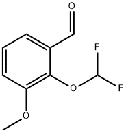 2-(二氟甲氧基)-3-甲氧基苯甲醛 结构式