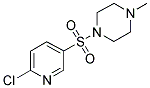 1-(6-CHLORO-PYRIDINE-3-SULFONYL)-4-METHYL-PIPERAZINE 结构式