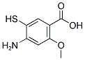 2-METHOXY-4-AMINO-5-MERCAPTOBENZOIC ACID 结构式
