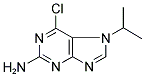 2-AMINO-6-CHLORO-7-ISOPROPYLPURINE 结构式