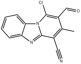 1-Chloro-2-formyl-3-methylbenzo[4,5]imidazo[1,2-a]pyridine-4-carbonitrile