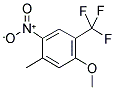 2-甲氧基-4-甲基-5-硝基三氟甲苯 结构式
