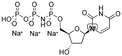 2'-DEOXY-URIDINE-5'-[(ALPHA,BETA)-IMIDO]TRIPHOSPHATE, SODIUM SALT 结构式