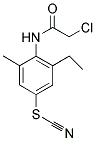 4-[(CHLOROACETYL)AMINO]-3-ETHYL-5-METHYLPHENYL THIOCYANATE 结构式