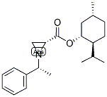 1-(1'(R)-ALPHA-METHYLBENZYL)-AZIRIDINE-2(R)-CARBOXYLIC ACID (-)-MENTHOL ESTER 结构式