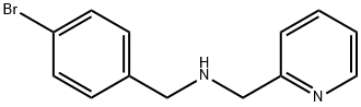 1-(4-Bromophenyl)-N-(pyridin-2-ylmethyl)methanamine 结构式