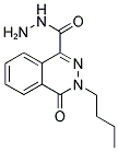 3-BUTYL-4-OXO-3,4-DIHYDRO-PHTHALAZINE-1-CARBOXYLIC ACID HYDRAZIDE 结构式