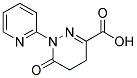 6-OXO-1-PYRIDIN-2-YL-1,4,5,6-TETRAHYDROPYRIDAZINE-3-CARBOXYLIC ACID 结构式