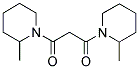 1,3-BIS-(2-METHYL-PIPERIDIN-1-YL)-PROPANE-1,3-DIONE 结构式