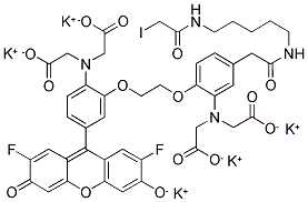 FLUO-4 IODOACETAMIDE, PENTAPOTASSIUM SALT 结构式