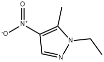 1-乙基-5-甲基-4-硝基-吡唑 结构式