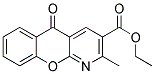 Ethyl 2-methyl-5-oxo-5H-chromeno[2,3-b]pyridine-3-carboxylate 结构式