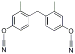 DIMETHYLBISPHENOL-F-DICYANATE ESTER 结构式