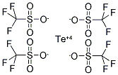 Tellurium(IV) trifluoromethanesulfonate 结构式