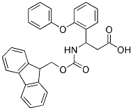 FMOC-DL-3-(2-PHENOXY-PHENYL)-3-AMINO-PROPIONIC ACID 结构式