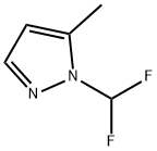 1-(二氟甲基)-5-甲基-1H-吡唑 结构式