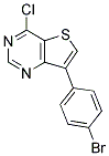 7-(4-BROMOPHENYL)-4-CHLOROTHIENO[3,2-D]PYRIMIDINE 结构式