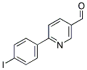 6-(4-IODO-PHENYL)-PYRIDINE-3-CARBALDEHYDE 结构式
