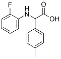 (2-FLUORO-PHENYLAMINO)-P-TOLYL-ACETIC ACID 结构式