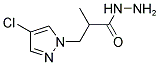 3-(4-CHLORO-PYRAZOL-1-YL)-2-METHYL-PROPIONIC ACID HYDRAZIDE 结构式