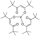 VANADIUM TRIS (DIPIVALOYLMETHANATE) 结构式