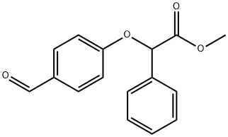 METHYL 2-(4-FORMYLPHENOXY)-2-PHENYLACETATE 结构式