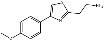 2-[4-(4-METHOXY-PHENYL)-THIAZOL-2-YL]-ETHYLAMINE 结构式