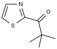 2-(2,2-DIMETHYLPROPANOYL)THIAZOLE 结构式