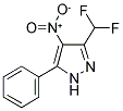 3-DIFLUOROMETHYL-4-NITRO-5-PHENYLPYRAZOLE 结构式