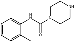 N-邻甲苯哌嗪-1-卡巴酰胺盐酸盐 结构式