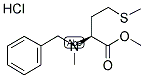 N-苄基-N-甲基-L-蛋氨酸甲酯盐酸盐 结构式