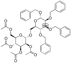 Benzyl-6-O-(2,3,4,6-tetra-O-acetyl-a-D-mannopyranosyl)-2,3,4-tri-O-benzyl-a-D-mannopyranoside