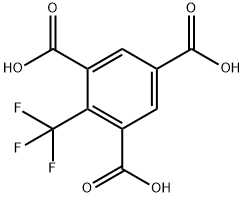 2-(三氟甲基)苯-1,3,5-三羧酸 结构式