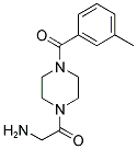 2-AMINO-1-[4-(3-METHYL-BENZOYL)-PIPERAZIN-1-YL]-ETHANONE 结构式