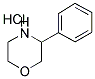 3-PHENYL MORPHOLINE HYDROCHLORIDE 结构式