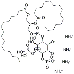 PTDINS-(4,5)-P2 (1,2-DIPALMITOYL) (AMMONIUM SALT) 结构式
