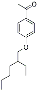 1-[4-[(2-ETHYLHEXYL)OXY]PHENYL]ETHANONE 结构式