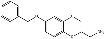 2-(4-BENZYLOXY-2-METHOXYPHENOXY)-ETHYLAMINE 结构式