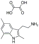 2-(2,5,7-TRIMETHYL-1H-INDOL-3-YL)ETHANAMINE OXALATE 结构式