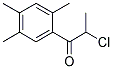 2-CHLORO-1-(2,4,5-TRIMETHYL-PHENYL)-PROPAN-1-ONE 结构式